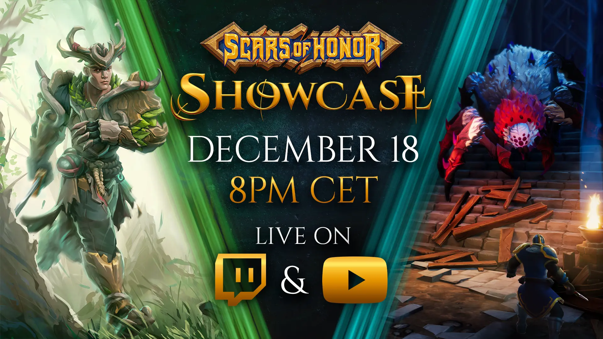 Scars of Honor Showcase - December 18th, 8 PM CET, Twitch and YouTube